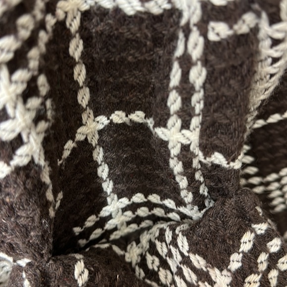 Ivory & Plaid Brown Peacoat - Picture 3 of 7